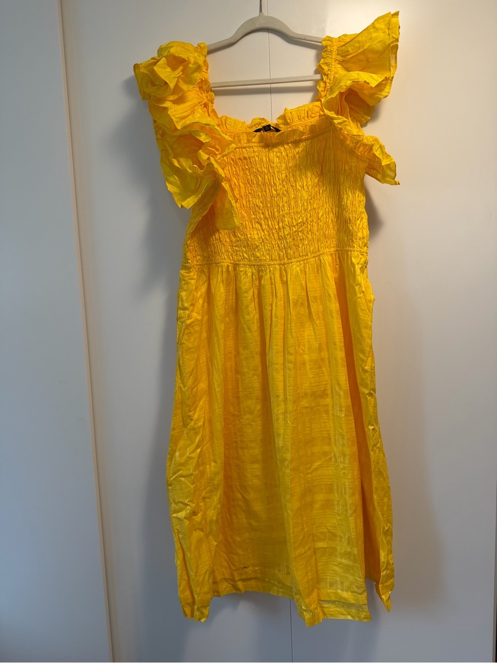 Banana republic yellow dress